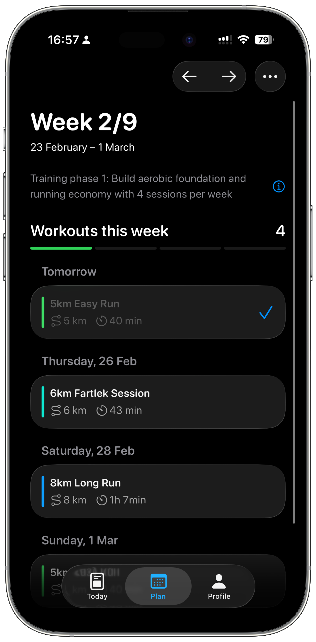 Iterun app screenshot 2